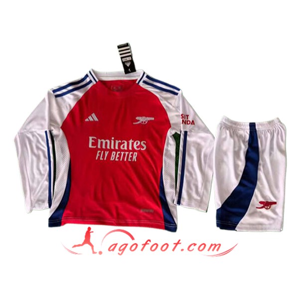 Maillot de Foot Arsenal Enfant Domicile Manches Longues 2024/2025