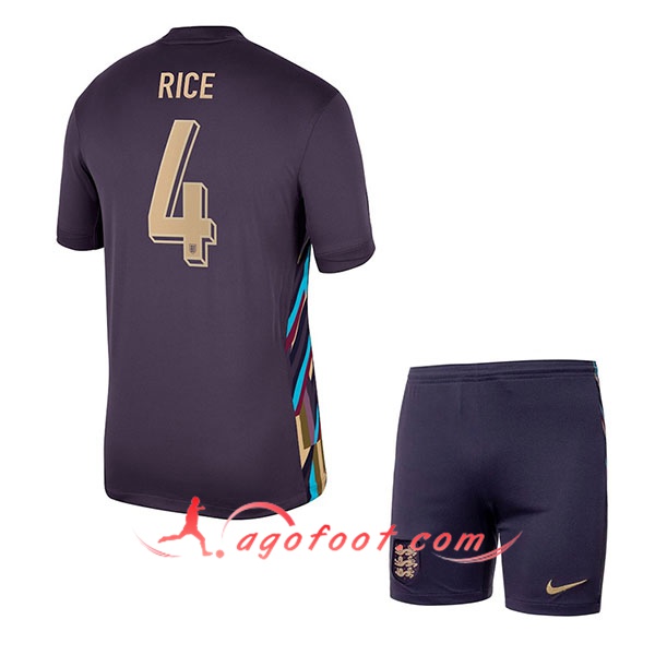 Maillot Angleterre (RICE #4) Enfant Exterieur UEFA Euro 2024