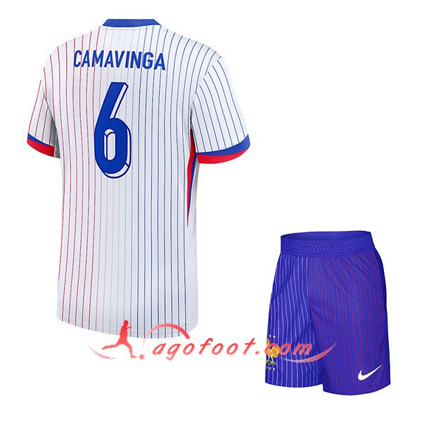 Maillot France (CAMAVINGA #6) Enfant Exterieur UEFA Euro 2024