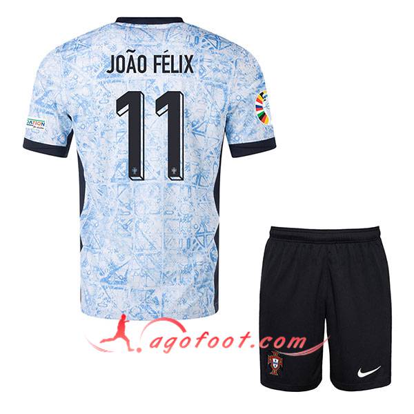 Maillot Portugal (JOA0 FELIX #11) Enfant Exterieur UEFA Euro 2024