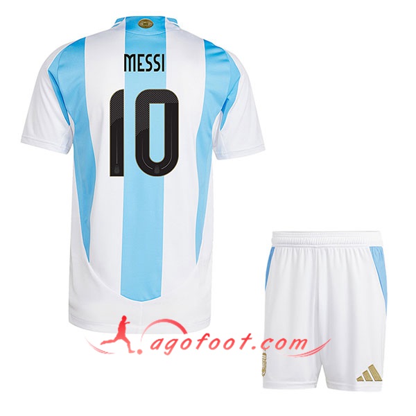 Maillot Equipe Foot Argentine (MESSI #10) Enfant 2024/2025 Domicile