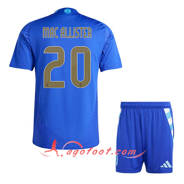 Maillot Equipe Foot Argentine (MAC ALLISTER #20) Enfant 2024/2025 Exterieur