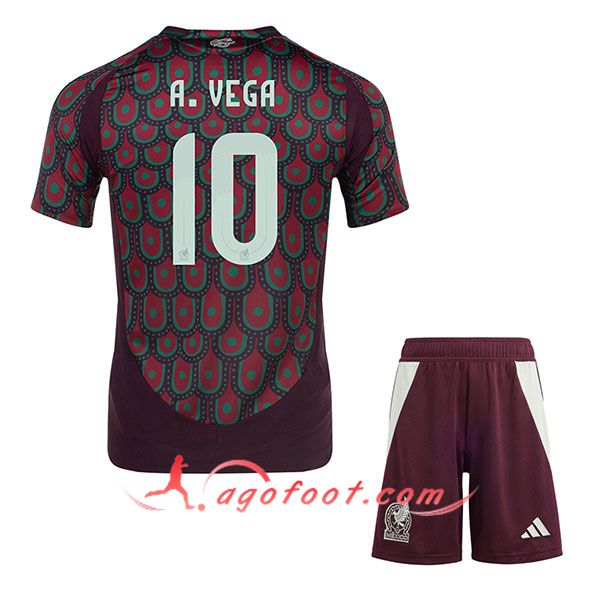 Maillot Equipe Foot Mexique (A.VEGA #10) 2024/2025 Domicile