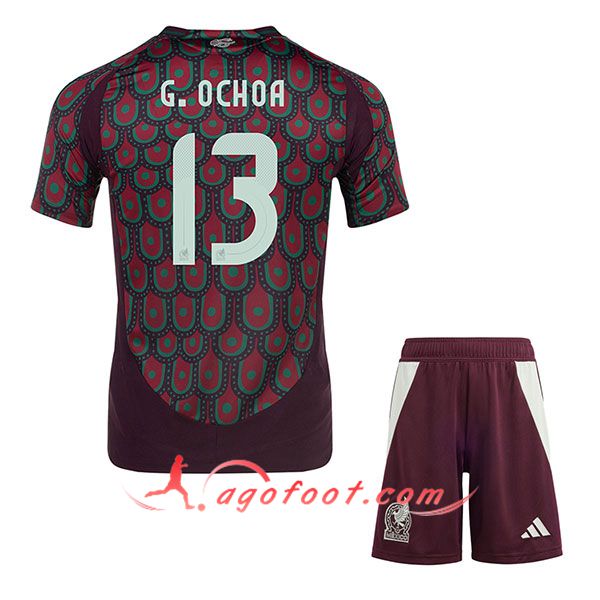 Maillot Equipe Foot Mexique (G.OCHOA #13) 2024/2025 Domicile
