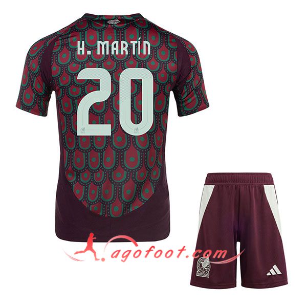Maillot Equipe Foot Mexique (H.MARTIN #20) 2024/2025 Domicile