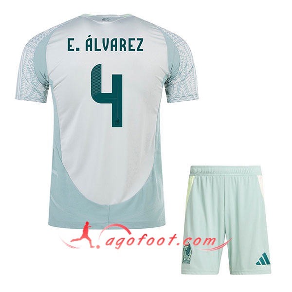 Maillot Equipe Foot Mexique (E.ALVAREZ #4) 2024/2025 Exterieur