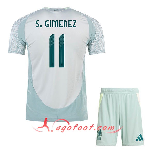 Maillot Equipe Foot Mexique (S.GIMENEZ #11) 2024/2025 Exterieur