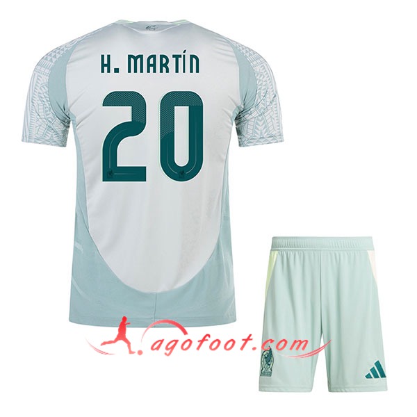 Maillot Equipe Foot Mexique (H.MARTIN #20) 2024/2025 Exterieur
