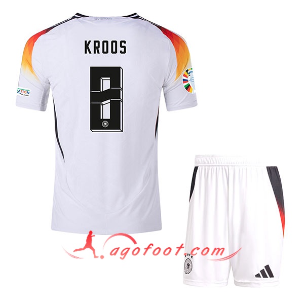 Maillot Equipe Foot Allemagne (KROOS #8) Enfant 2024/2025 Domicile