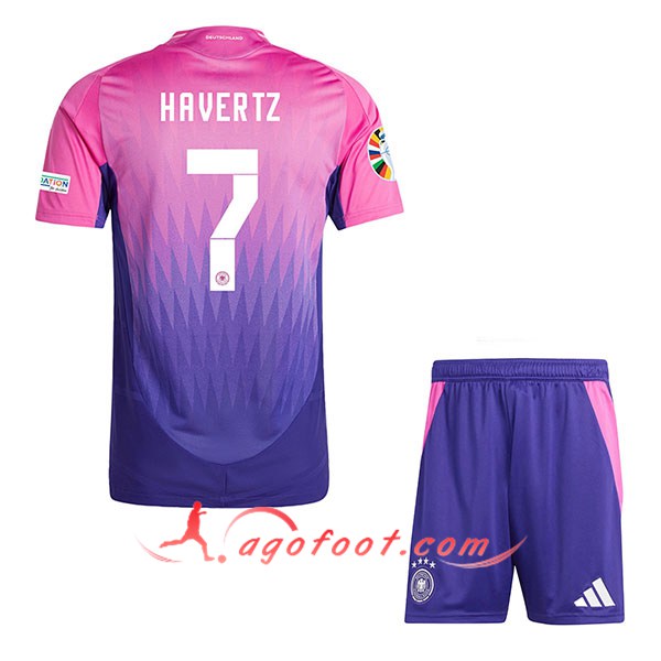Maillot Equipe Foot Allemagne (HAVERTZ #7) Enfant 2024/2025 Exterieur