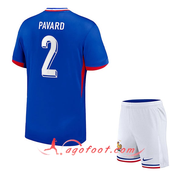 Maillot Equipe Foot France (PAVARD #2) Enfant 2024/2025 Domicile