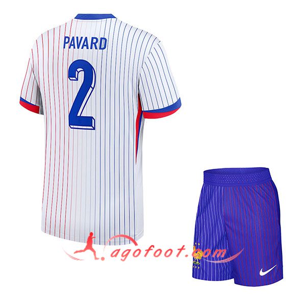 Maillot Equipe Foot France (PAVARD #2) Enfant 2024/2025 Exterieur