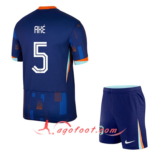 Maillot Equipe Foot Pays-Bas (AKE #5) Enfant 2024/2025 Exterieur