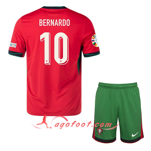 Maillot Equipe Foot Portugal (BERNARDO #10) Enfant 2024/2025 Domicile