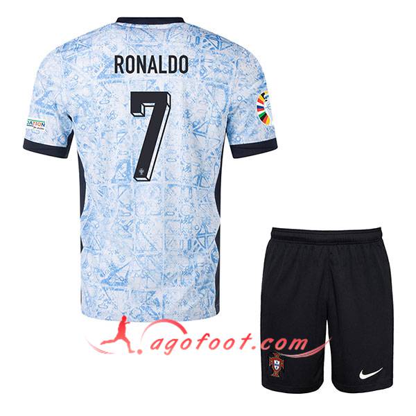 Maillot Equipe Foot Portugal (RONALDO #7) Enfant 2024/2025 Exterieur