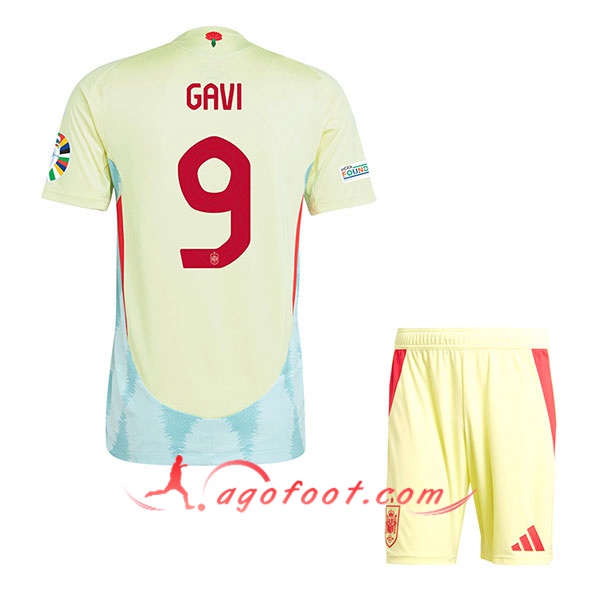 Maillot Equipe Foot Espagne (GAVI #9) Enfant 2024/2025 Exterieur