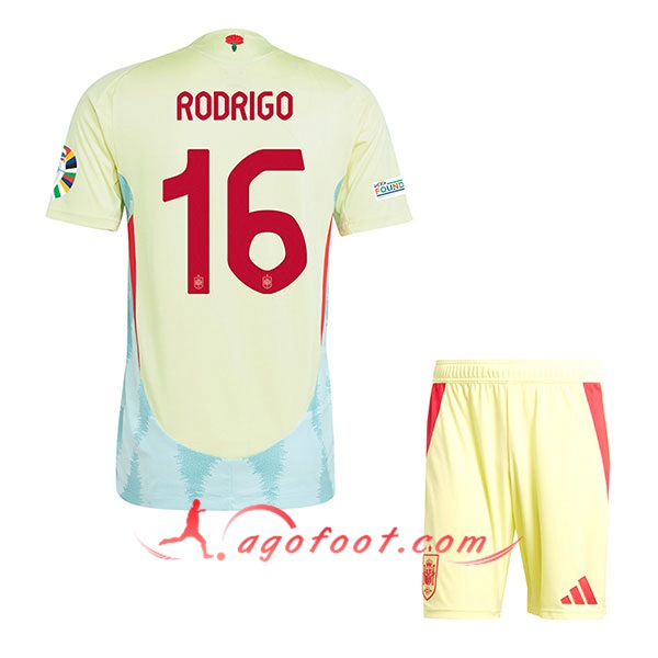 Maillot Equipe Foot Espagne (RODRIGO #16) Enfant 2024/2025 Exterieur