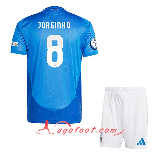 Maillot Equipe Foot Italie (JORGINHO #8) Enfant 2024/2025 Domicile