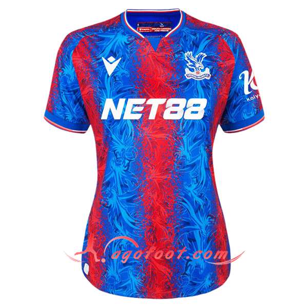 Nouveau Maillot de Foot Crystal Palace Femme Domicile 2024/2025