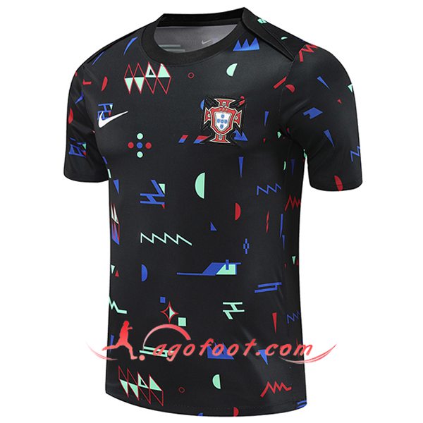 Training T-Shirts Portugal Noir 2024/2025