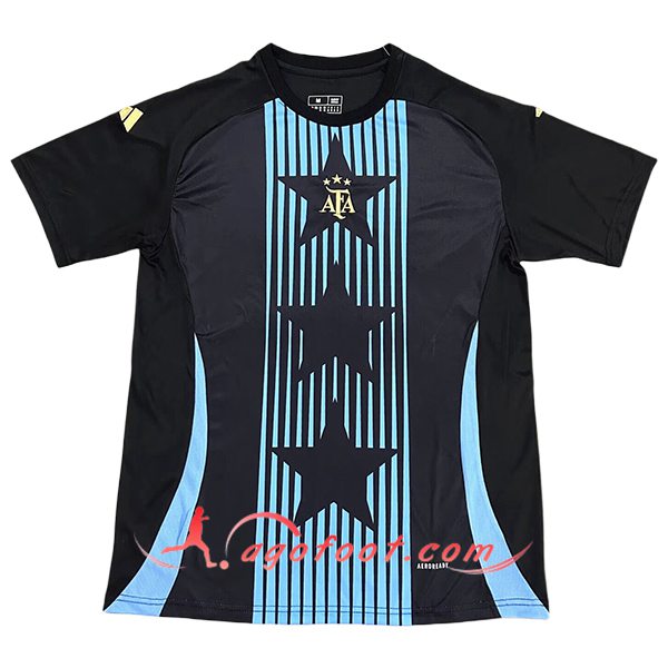 Training T-Shirts Argentine Noir/Bleu 2024/2025