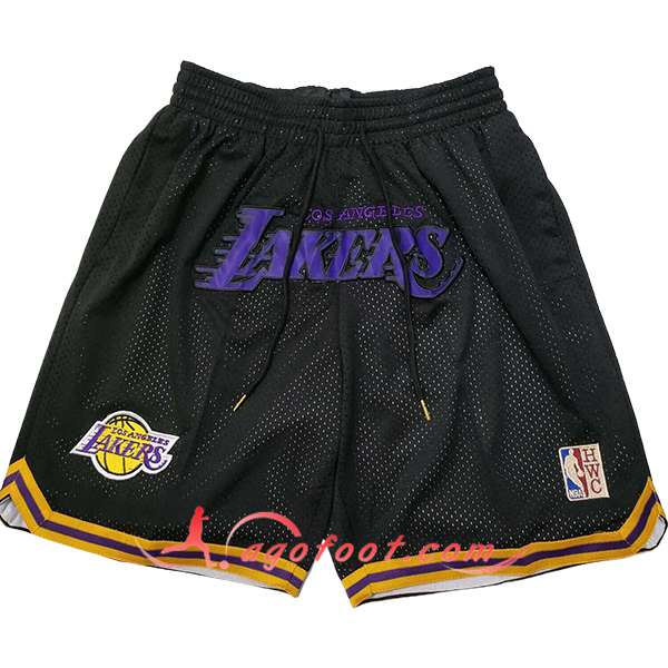 Shorts NBA Los Angeles Lakers 2024/25 Noir