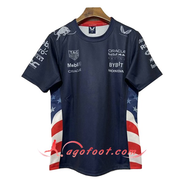 T-Shirt F1 RedBull Racing Team Bleu/Blanc/Rouge 2024