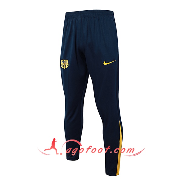 Pantalon Foot FC Barcelone Bleu/Jaune 2024/2025 -02
