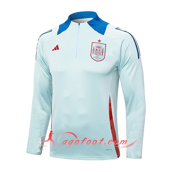 Sweatshirt Training Espagne Bleu Clair 2024/2025
