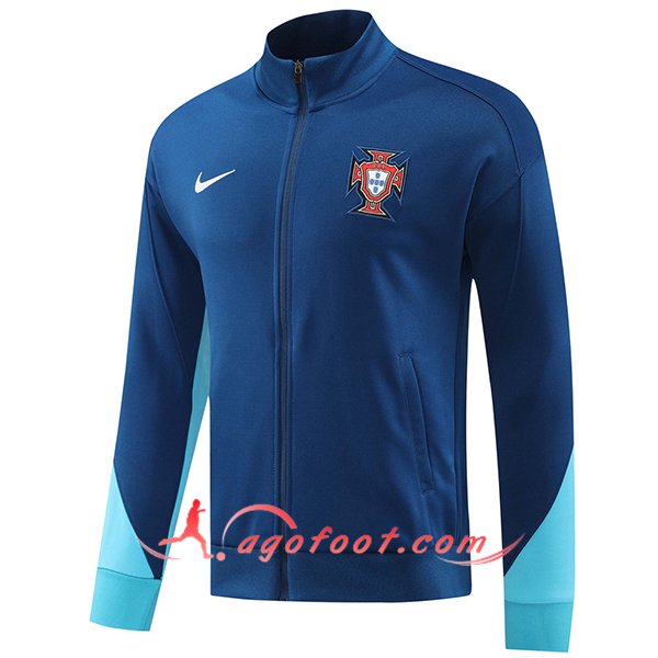 Veste Foot Portugal Bleu 2024/2025