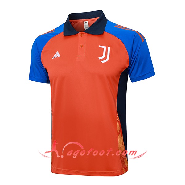 Polo Foot Juventus Orange/Bleu 2024/2025