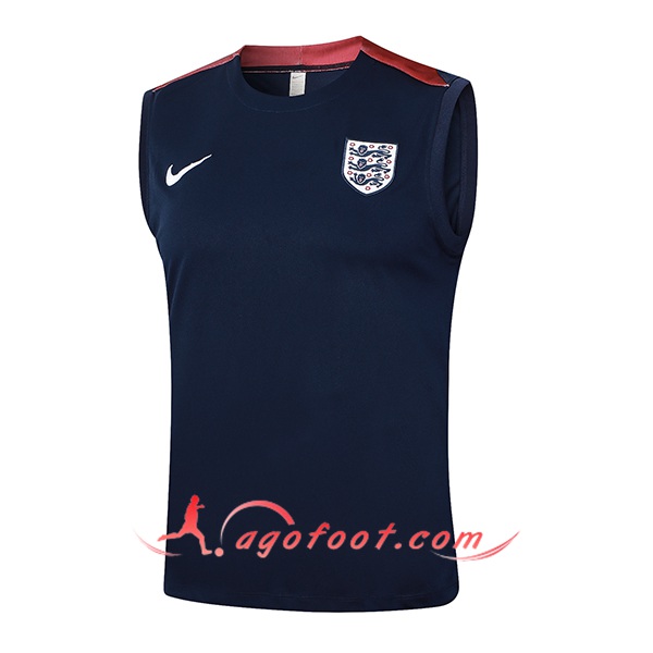Training Debardeur Angleterre Bleu Foncé 2024/2025 -02