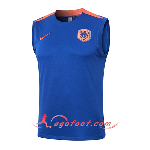 Training Debardeur Pays-Bas Bleu/Orange 2024/2025