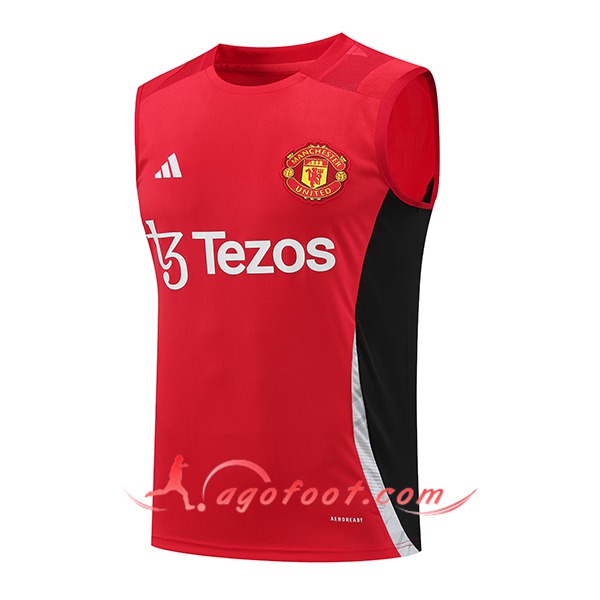 Training Debardeur Manchester United Rouge/Noir 2024/2025 -02