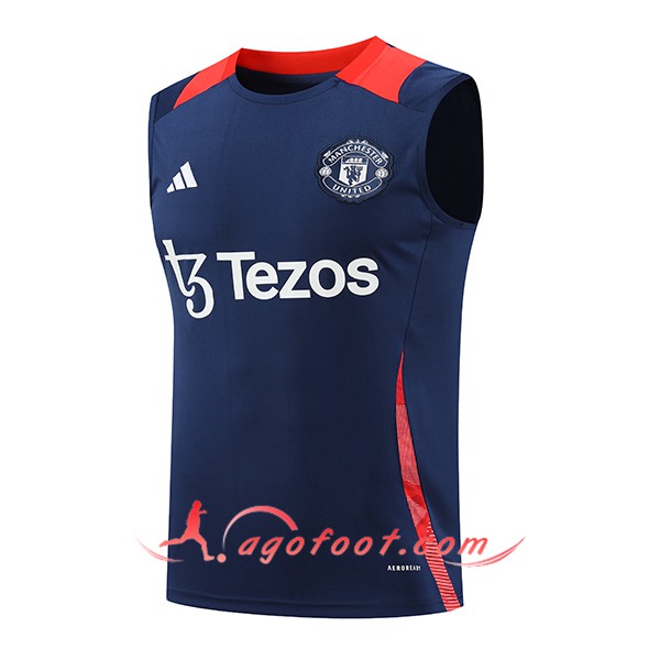 Training Debardeur Manchester United Bleu Foncé 2024/2025