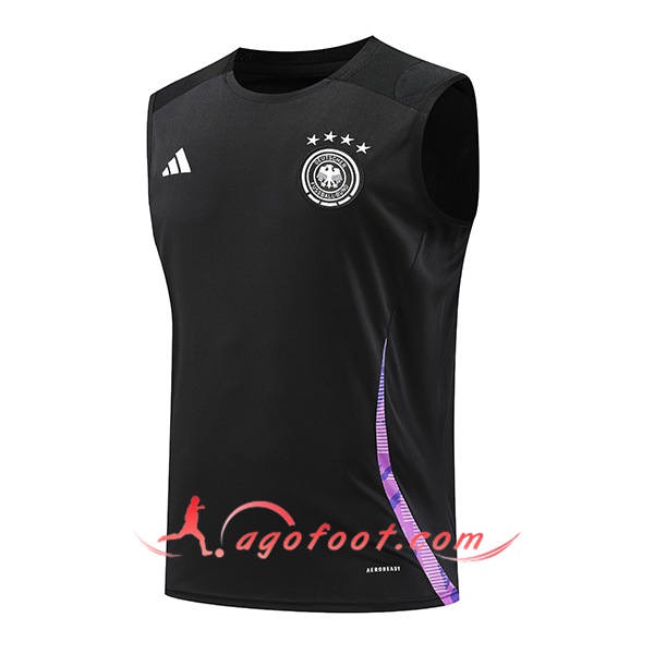 Training Debardeur Allemagne Noir/Pourpre 2024/2025