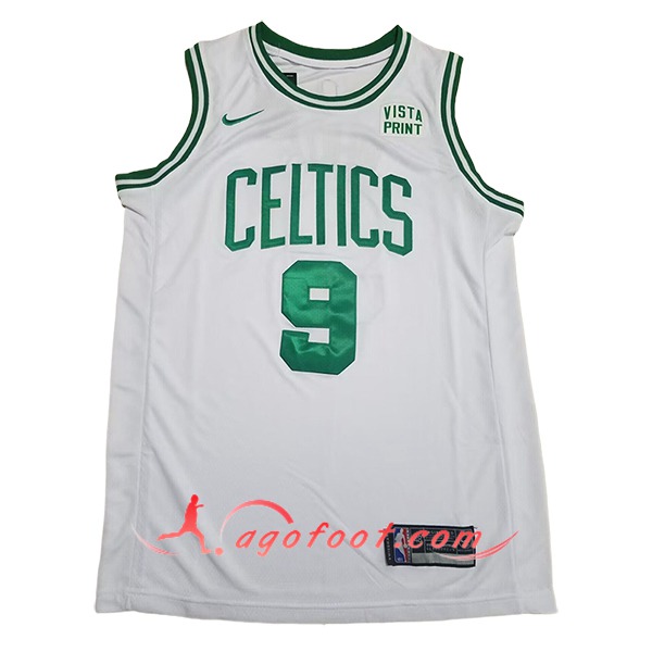 Maillot Boston Celtics (WHITE #9) 2024/25 Blanc/Vert