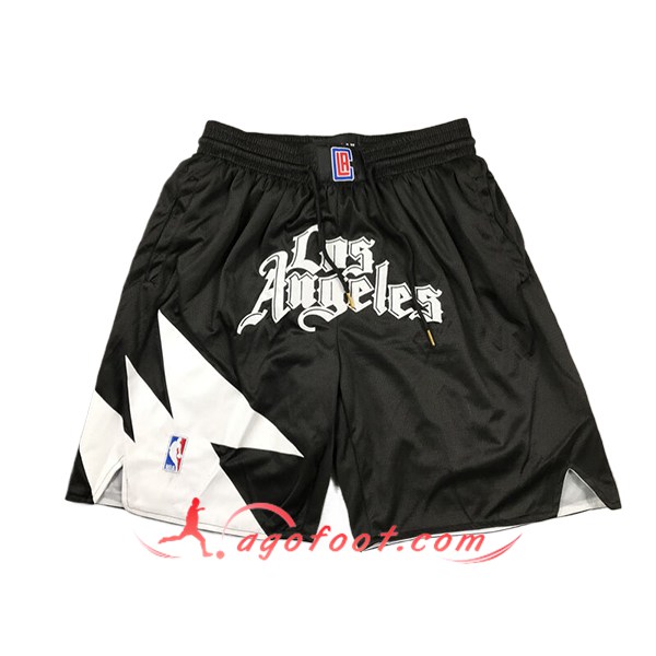 Shorts NBA Los Angeles Clippers 2024/25 Noir/Blanc