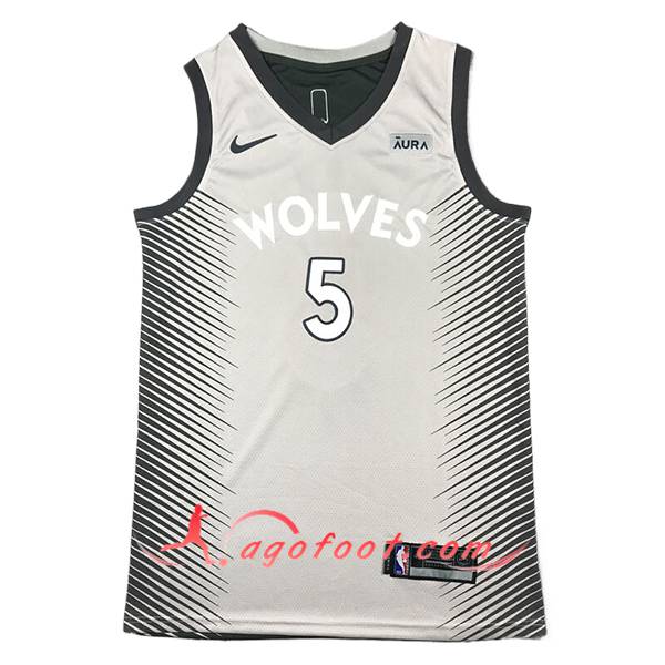 Maillot Minnesota Timberwolves (EDWARDS #5) 2024/25 Gris/Noir