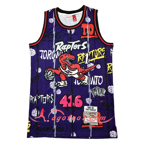 Maillot Toronto Raptors (McGRADY #1) 2024/25 Pourpre
