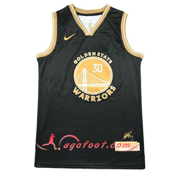 Maillot Golden State Warriors (CURRY #30) 2024/25 Noir/Jaune -02