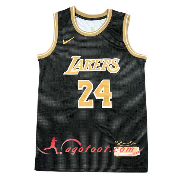 Maillot Los Angeles Lakers (BRYANT #24) 2024/25 Noir/Jaune
