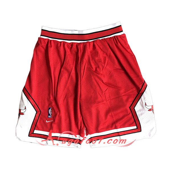 Shorts NBA Chicago Bulls 2024/25 Rouge/Blanc -03