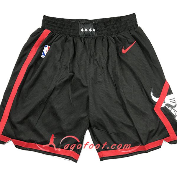 Shorts NBA Chicago Bulls 2024/25 Noir/Rouge -03