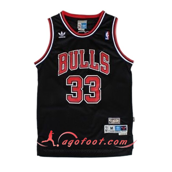 Maillot Chicago Bulls (PIPPEN #33) 2024/25 Noir/Rouge