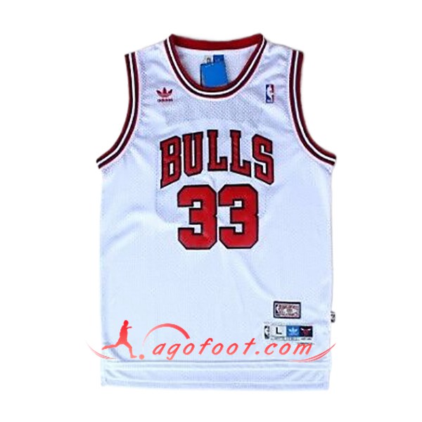 Maillot Chicago Bulls (PIPPEN #33) 2024/25 Blanc/Rouge