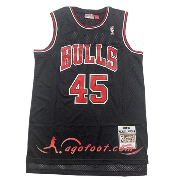 Maillot Chicago Bulls (JORDAN #45) 2024/25 Noir/Rouge -02