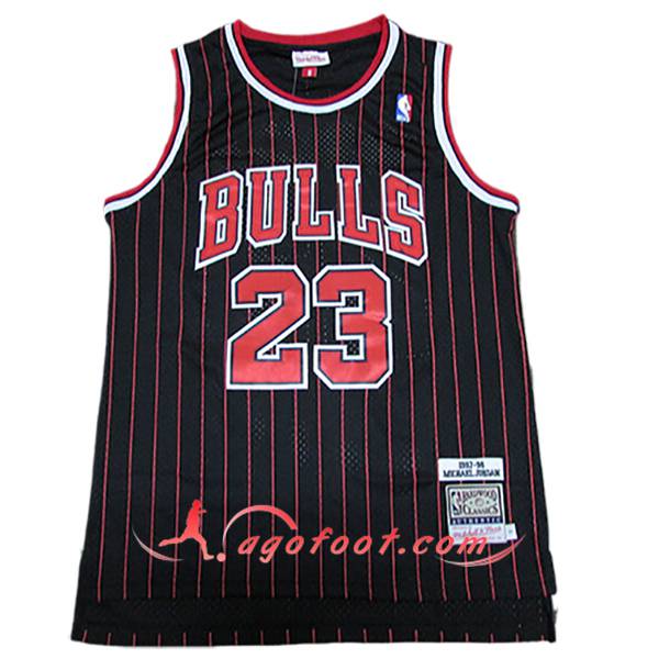 Maillot Chicago Bulls (JORDAN #23) 2024/25 Noir/Rouge -05
