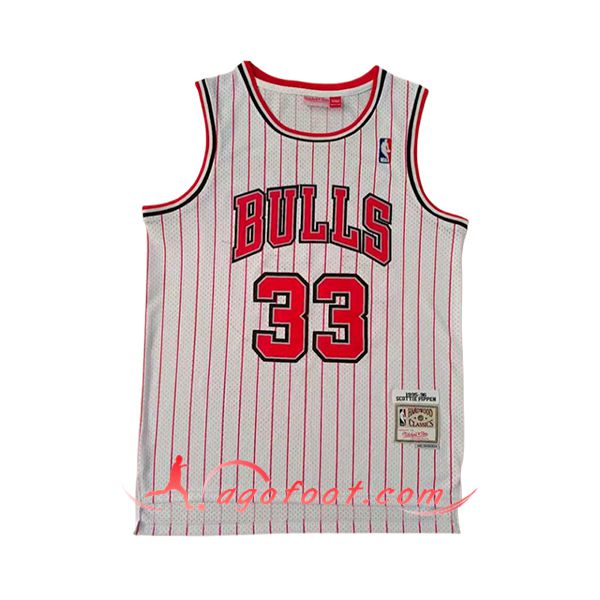 Maillot Chicago Bulls (PIPPEN #33) 2024/25 Rose/Rouge