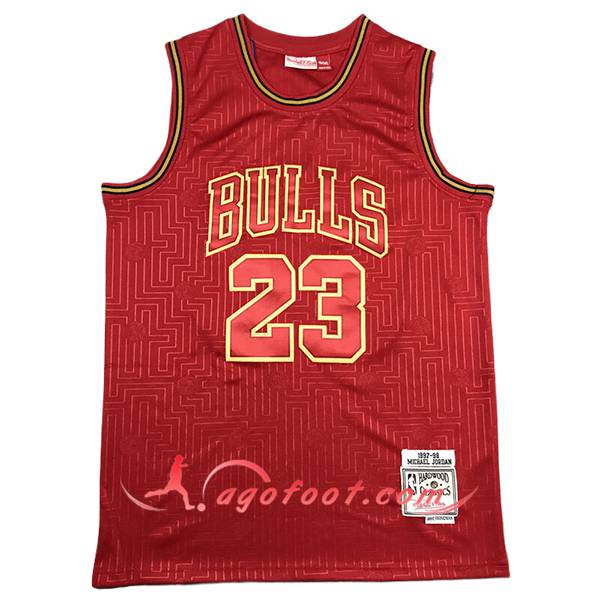 Maillot Chicago Bulls (JORDAN #23) 2024/25 Rouge/Jaune